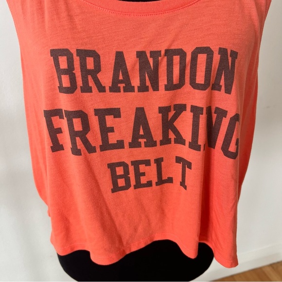 San Francisco Giants Brandon Freaking Belt Orange Tank Top Sz Large / XL - Picture 2 of 6